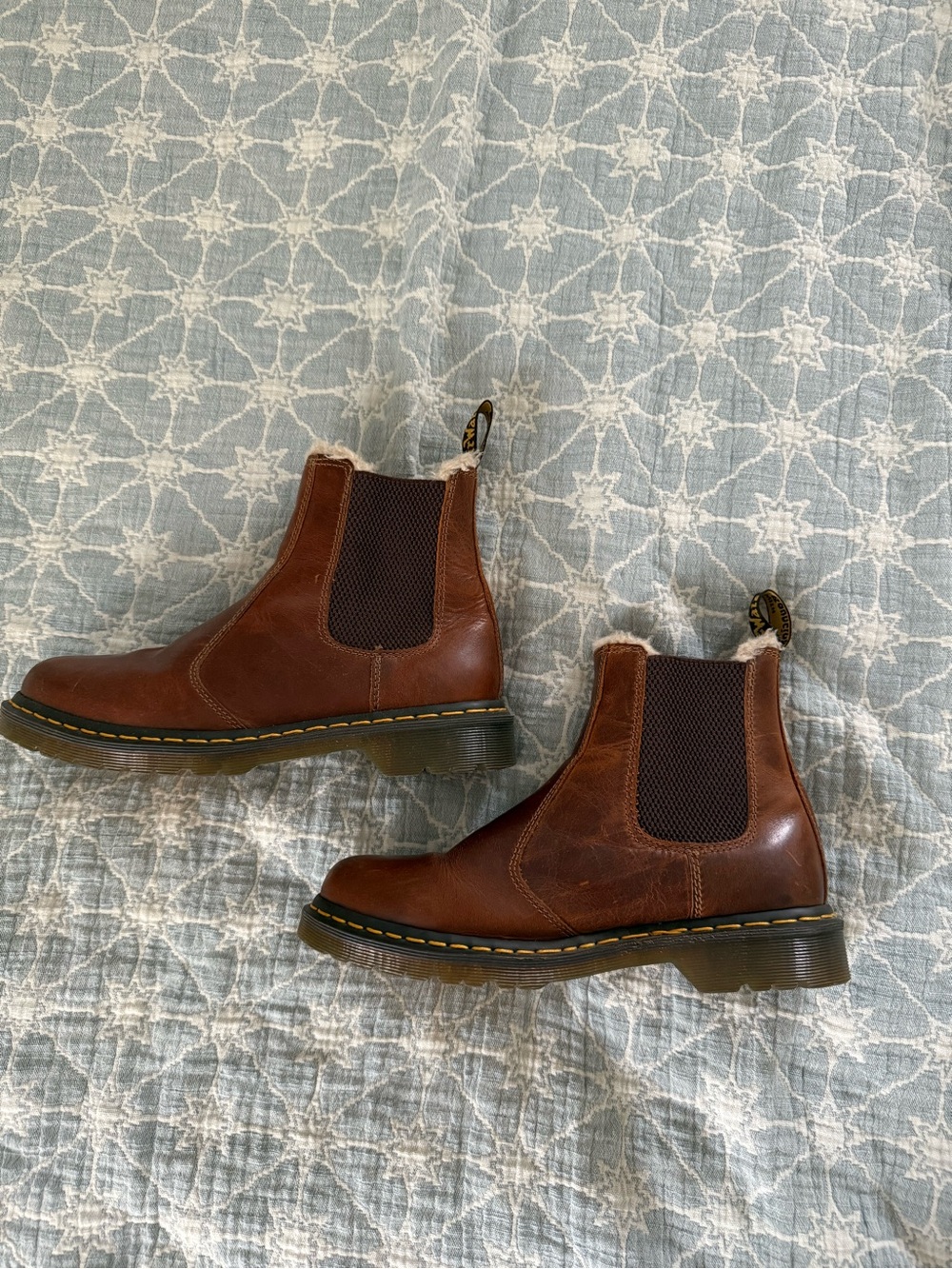 Dr. Martens Leonore Faux Fur Lined Chelsea Boots